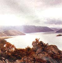 Prespes lake in Northen Greece